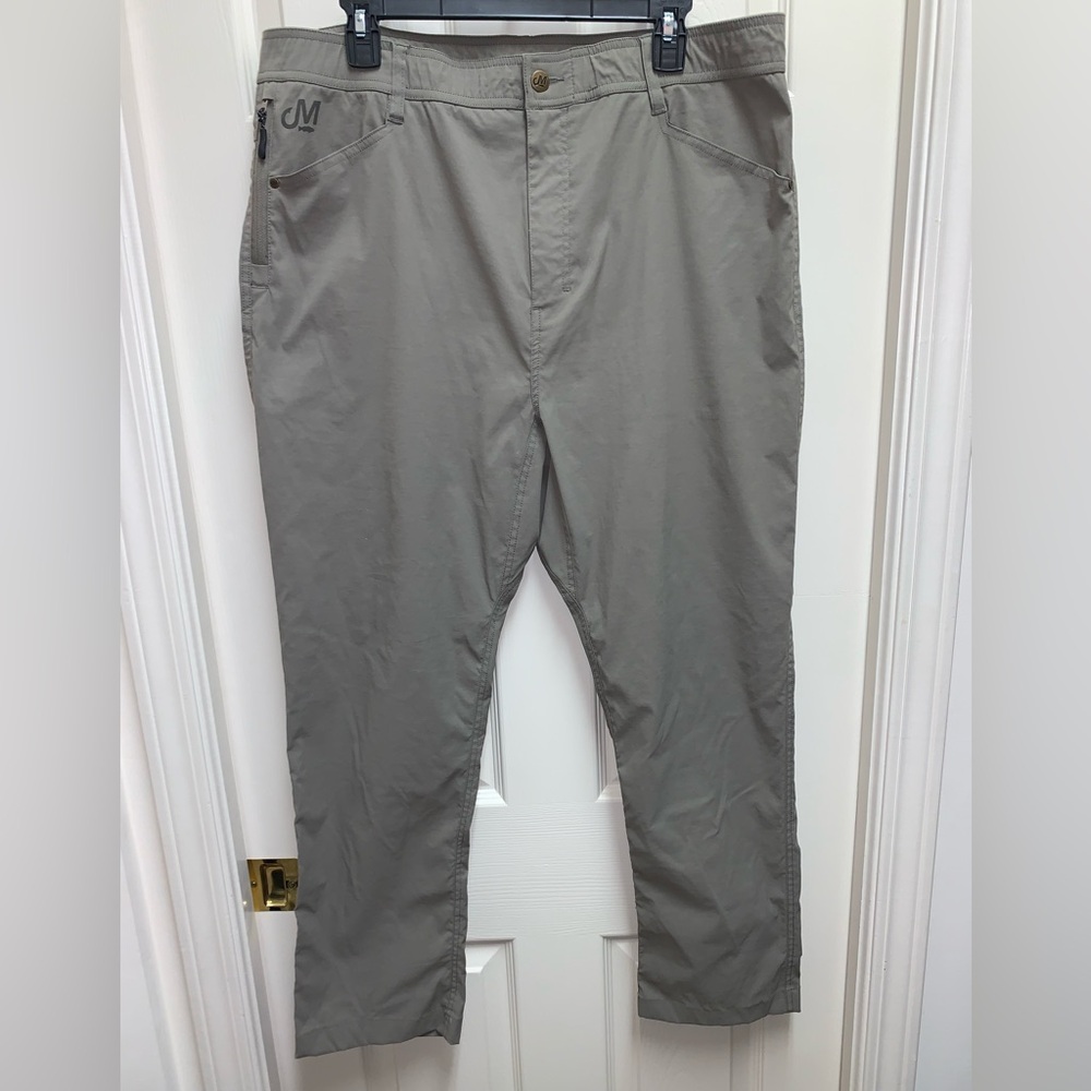 Marsh Wear Mens Escape Pant Size 38W Grey Color Fishing Outdoors Hiking Comfort